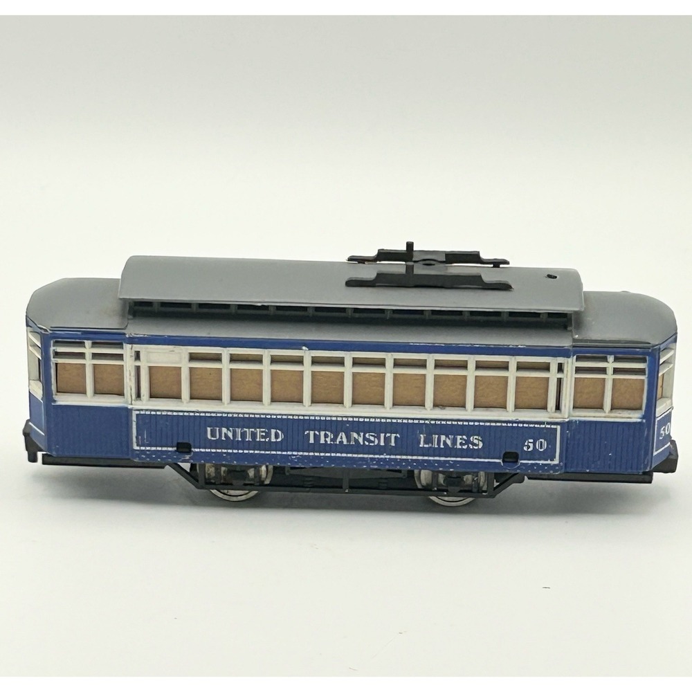 Vintage‎ HO Scale United Transit Lines Streetcar Trolley Mehanotehnika 5"